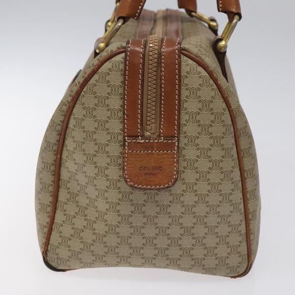 CELINE Macadam Canvas Boston Bag Beige - Picture 5 of 13
